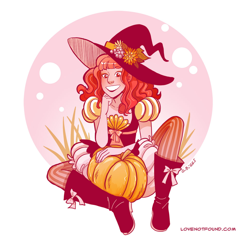 Pumpkin Witch Abeille